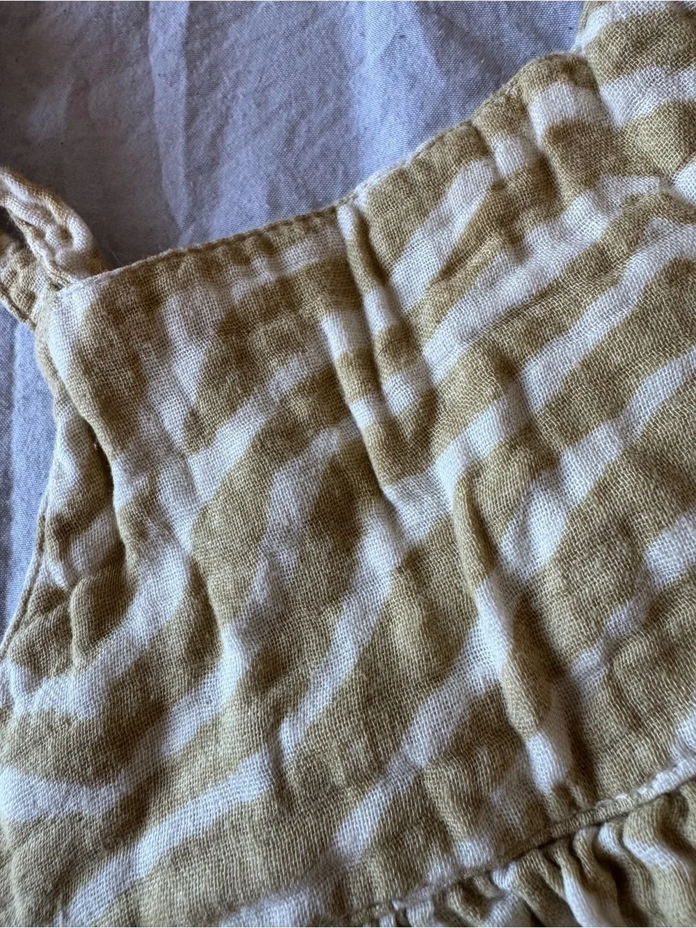 Old Navy Yellow Striped Baby Girls Romper